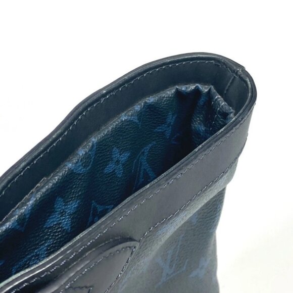 LOUIS VUITTON M41701 Monogram cobalt Ultra light Tote Bag 2WAY Hand Bag Navy - Picture 9 of 14